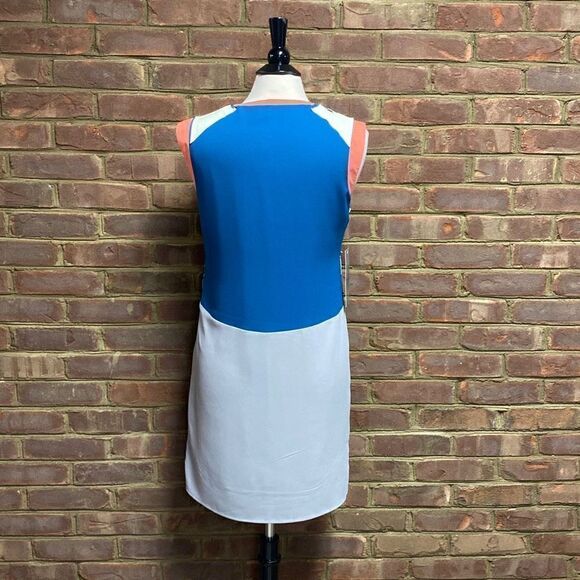 Bagatelle Collection Grey & Blue Sleeveless Dress Size Small NWT - Picture 4 of 6